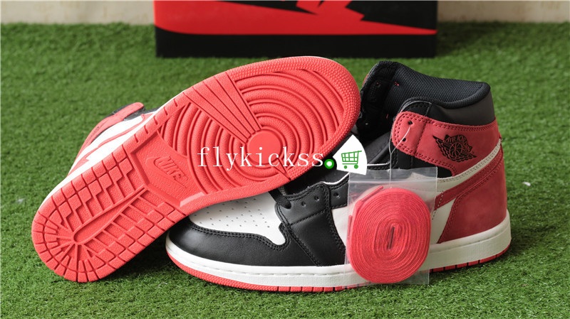 Authentic Air Jordan 1 Retro High OG Track Red